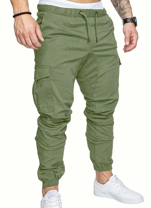 Штани карго зелені L (52 UA)