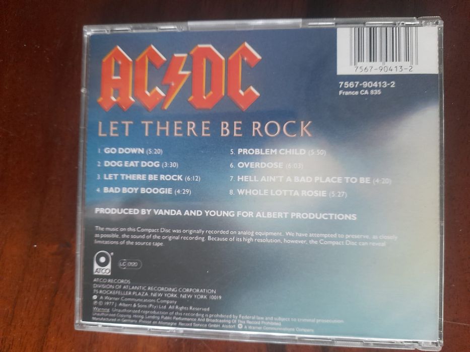 CD - AC DC Let There Be Rock