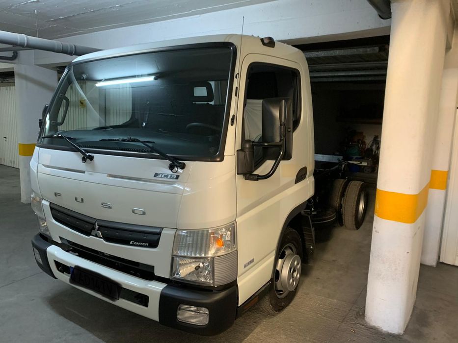 mitsubishi fuso 3c13 caixa aberta cabine larga