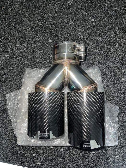 PONTEIRAS DUPLAS BMW ORIGINAIS BMW M PERFORMANCE CARBONO REAL NOVAS