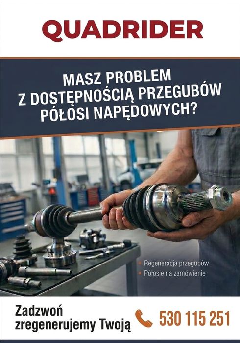 Półosie napędowe kompletne