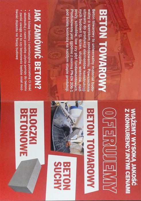 Bloki betonowe C25/30 SILOS, HALA