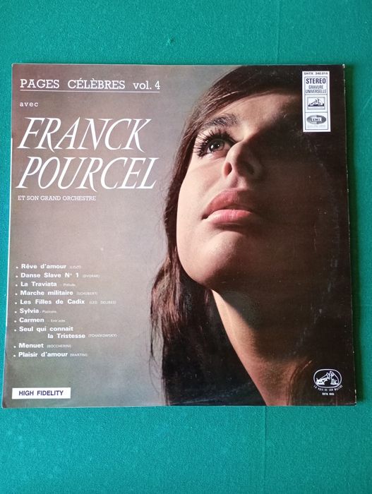 Disco de vinil "Pages Célèbres vol.4 Frank Pourcel"