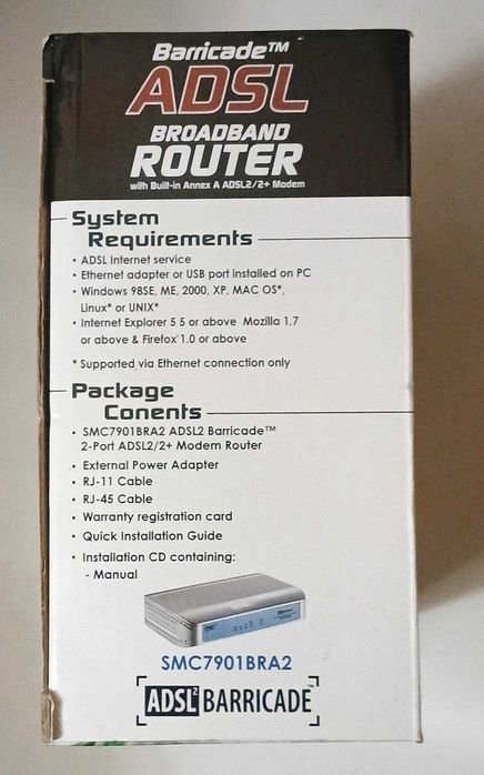 SMC Barricade Router SMC7901BRA264751404112258123