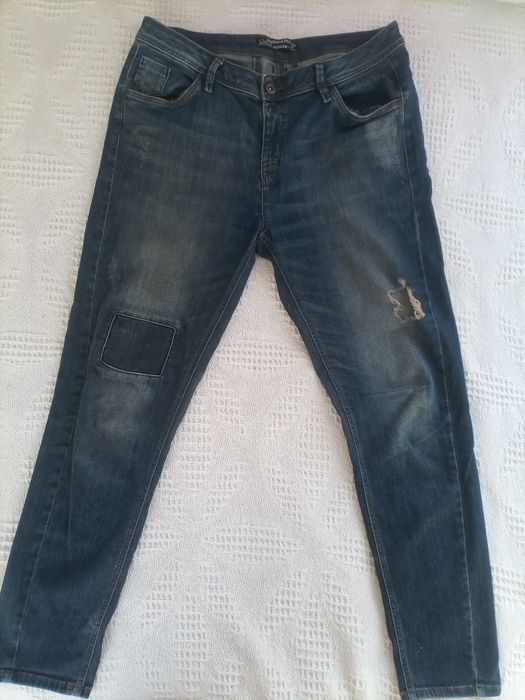 Jeansy niebieskie c&a XL