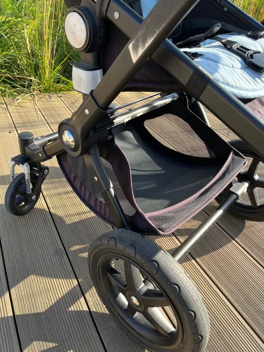 Bugaboo Cameleon 3 wózek 2w1 + akcesoria, czarna rama