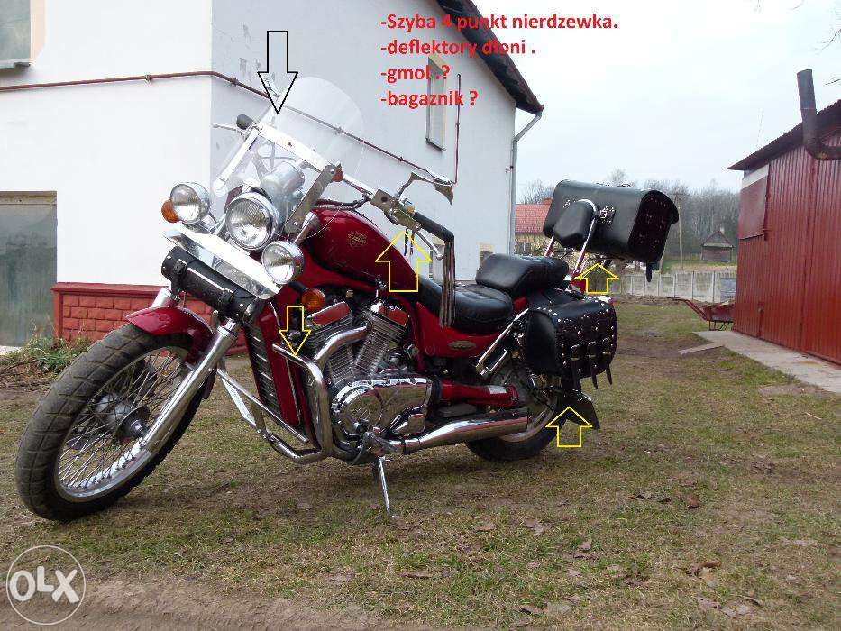 Szyba Suzuki Intruder VS 600 vl 750 vl 800 4 punkt