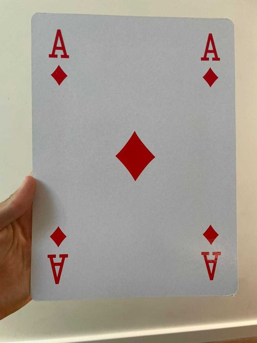 Baralho de cartas 21x28.5cm