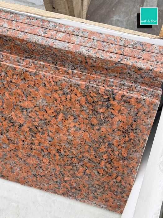 Schody z granitu Maple Red stopnie i podstopnice wysoka jakość