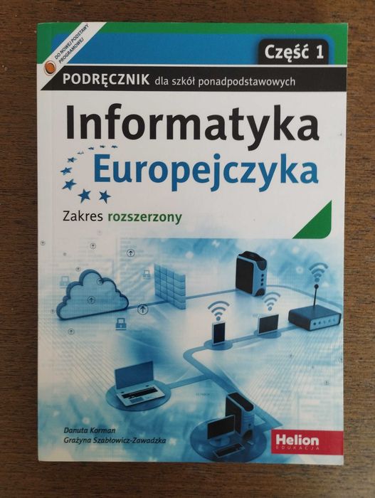 Informatyka Europejczyka 1 [Helion ]- zakres rozszerzony
