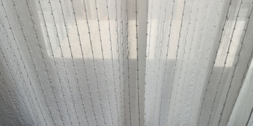 Cortina - algodão - 147 cm X 49 cm