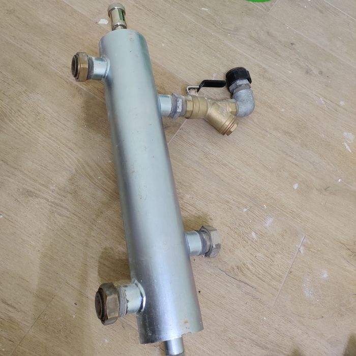 Sprzęgło hydrauliczne 1–1 DN25 ~60 kW w izolacji, Veedico