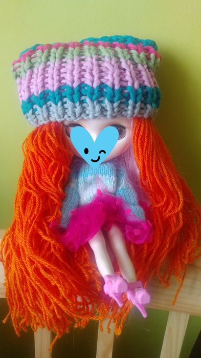 3 wigi wig dla lalki włosy lalka Blythe