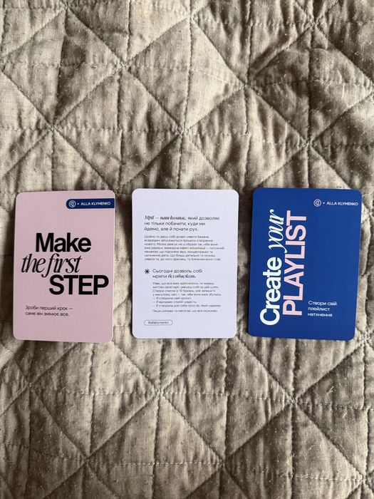 Inner beauty cards GxBar and Alla Klymenko