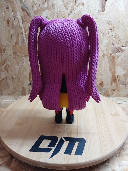 Bonecas Huntrix 3D estilo crochet