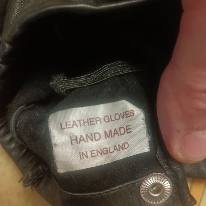 Кожаные авто перчатки б/у