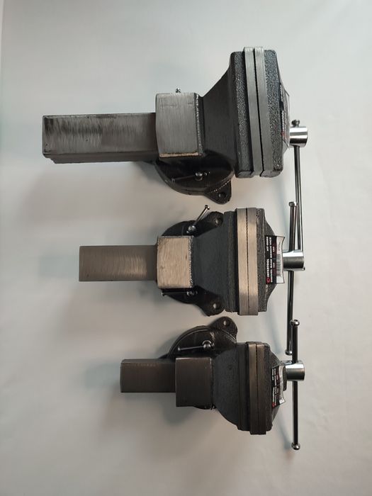 Тиски слесарные поворотные 100. 125. 150 мм  INTERTOOL HT-0081/82/83