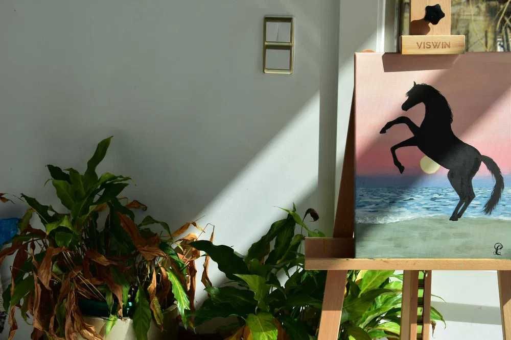 Quadro - Pintura a Acrílico Original "Espirito Galopante"