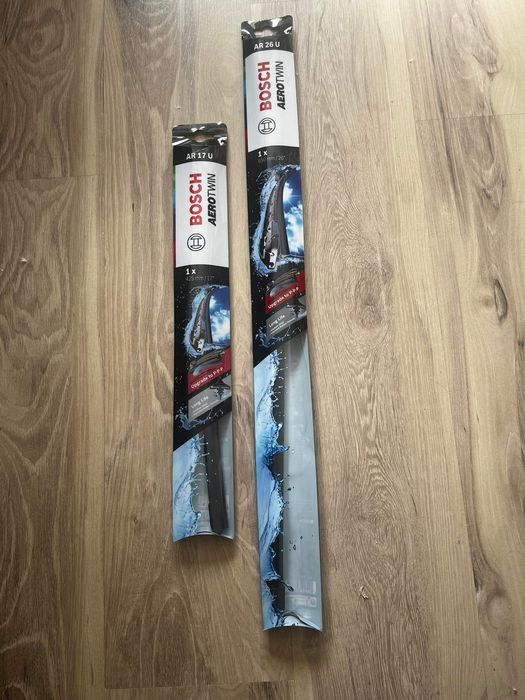 Zestaw wycieraczek przednich Bosch AEROTWIN AR26U oraz AR17U