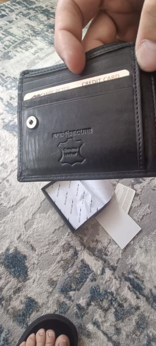 Carteira de couro masculino