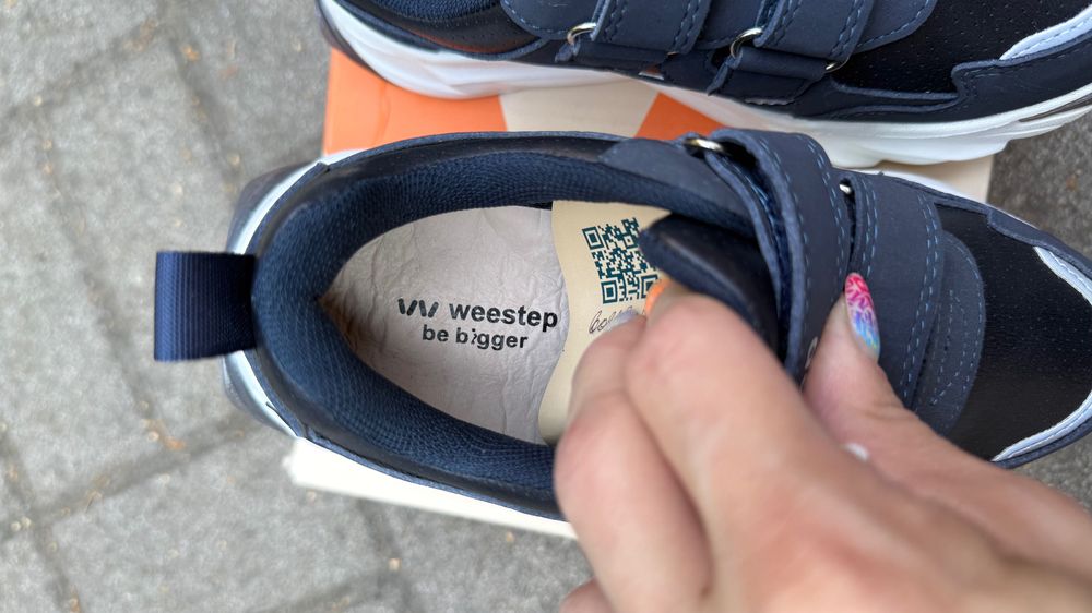 34-21,5 см кросівки фірмові на хлопця weestep кроссовки на мальчика