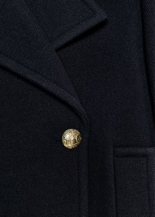 Довге пальто zw collection із змішаної вовни