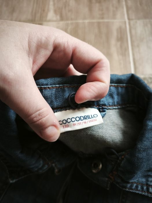 Katana jeansowa dla chłopca, Coccodrillo, rozmiar 110