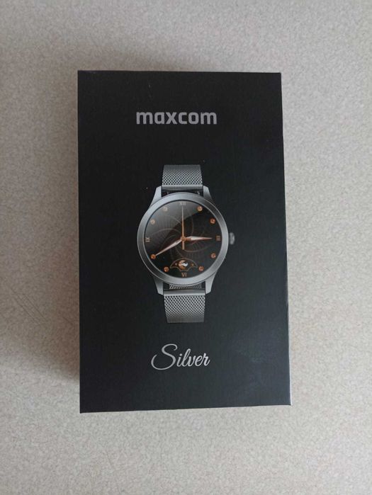 smartwach damski maxcon FW 42 silver