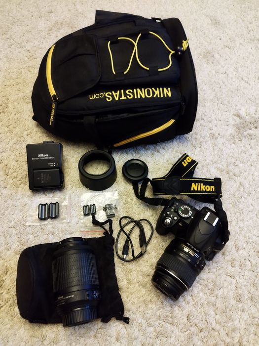 Nikon D3100 + lente extra