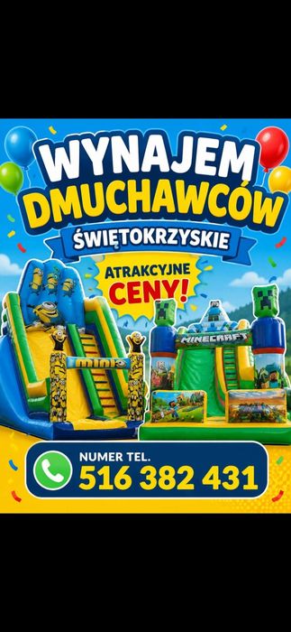 Wynajem dmuchanców /Zjeżdżalnie dmuchane