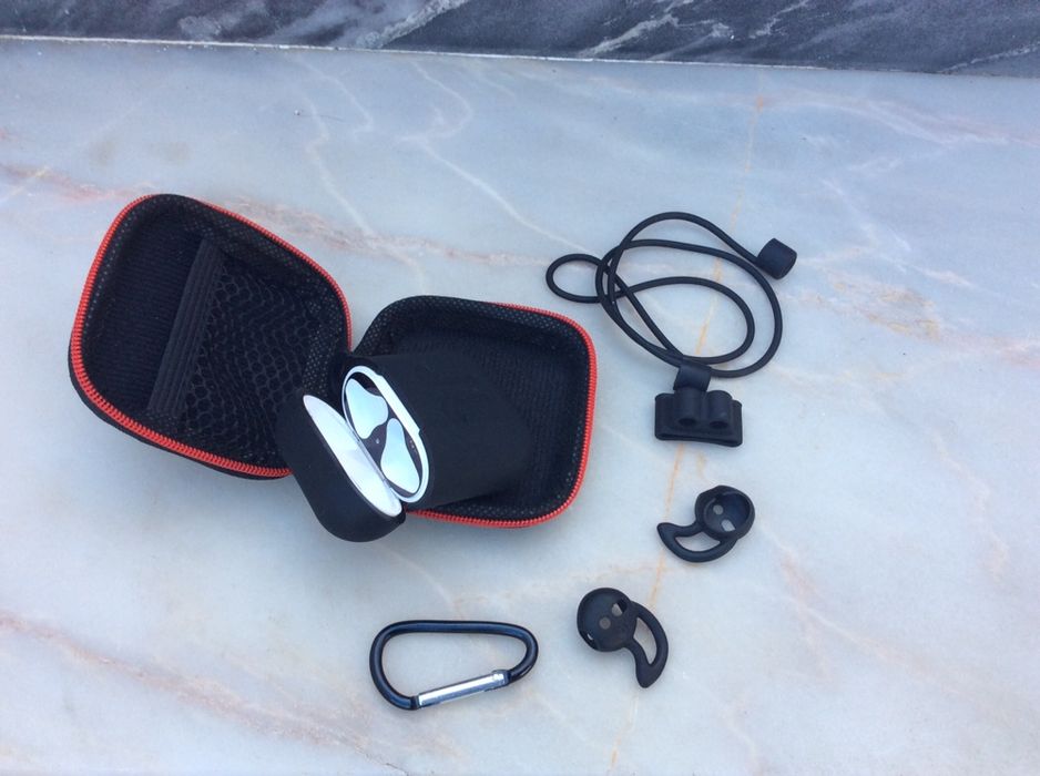 Apple airpods 1st 2nd gen bolsa case ears fio