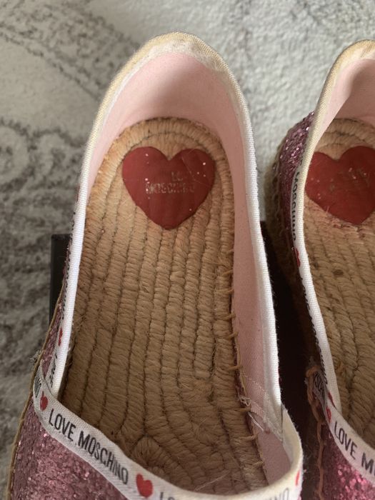 Espadryle Love Moschino