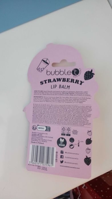 Balsam do ust Bubble T Strawberry Boba Tea
