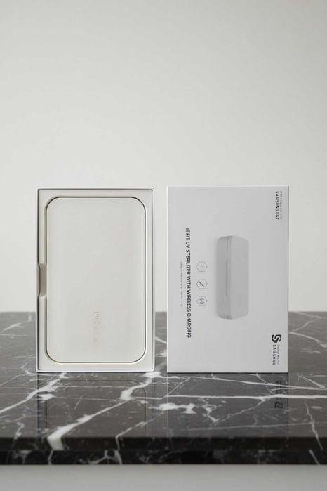 Samsung sterylizator UV • dezynfekcja 99% • ładowanie indukcyjne Qi