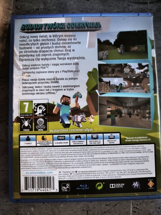 PS4 Minecraft pl możliwa zamiana