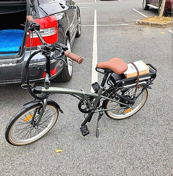 Bicicleta elétrica E-Fold 500 OU TROCO por  TROTINETE ELÉTRICA POTENTE
