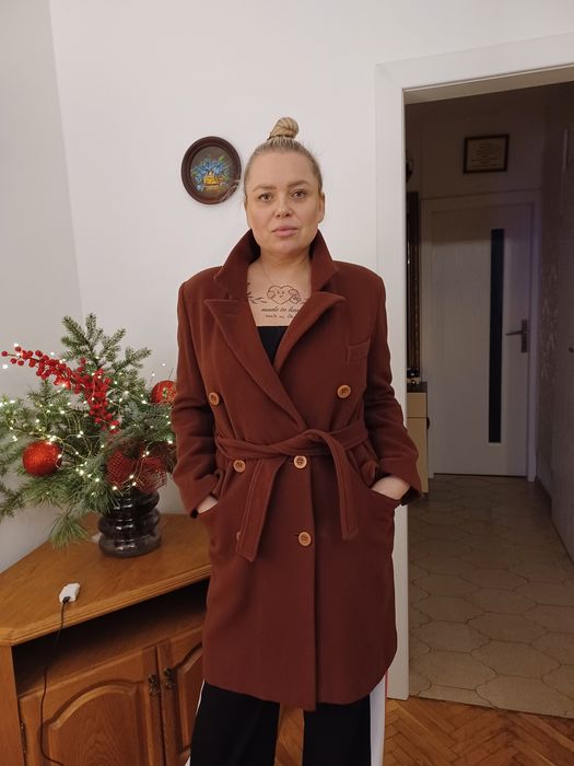 Płaszcz kaszmir włoski