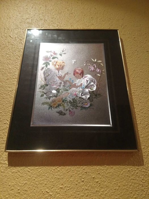 Quadro com brilho meninas