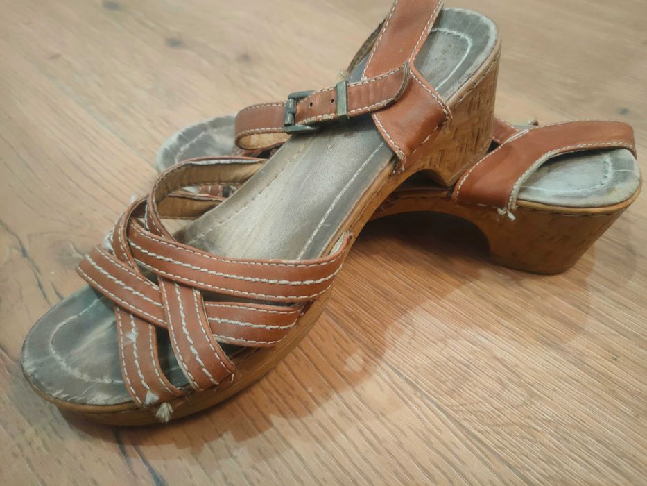Sandałki, używane, 38