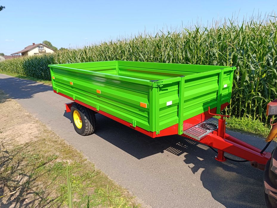 Przyczepa wywrotka, jednoosiowa Fabryczna Baastrup , 5 T