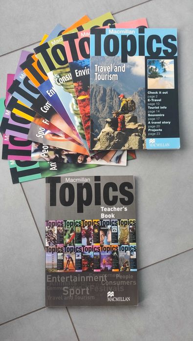 Macmillan Topics - 8 zeszytów + książka nauczyciela + 2 x CD