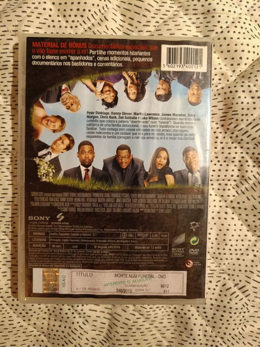 DVD do filme "Morte num Funeral" (portes grátis)