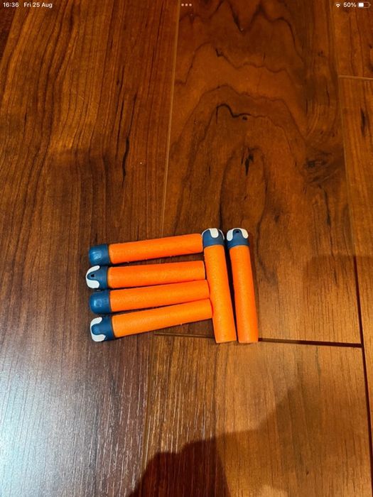 6 armas nerf em ótima condição