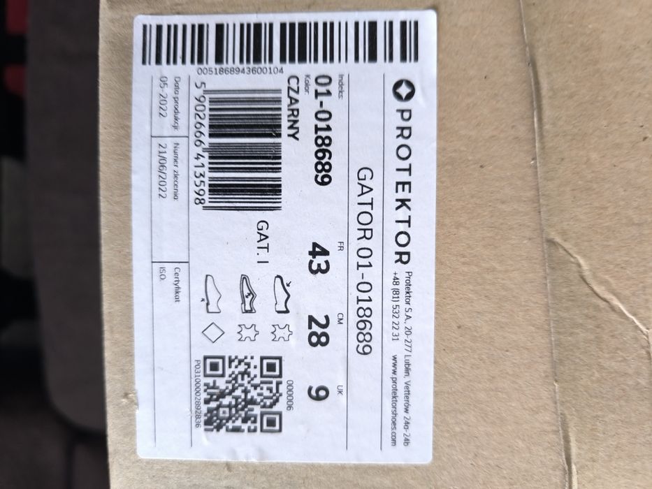 Buty ochronne bhp skóra