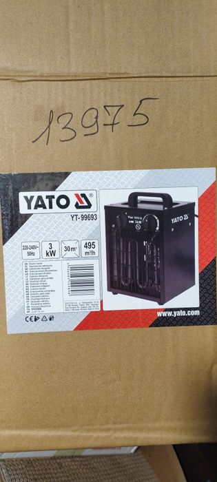 Продам електричний обігрівач YATO YT-99693  3 кВт