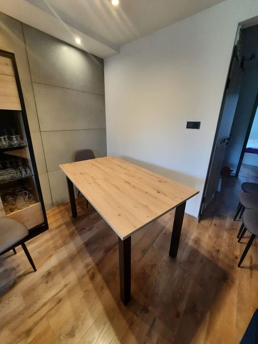 Stół rozkładany jasny dąb QUANT 10-Lenart