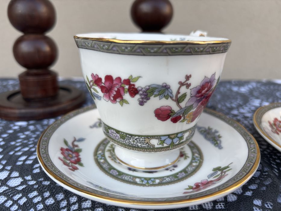 Pack de duas chavenas e pires vintage