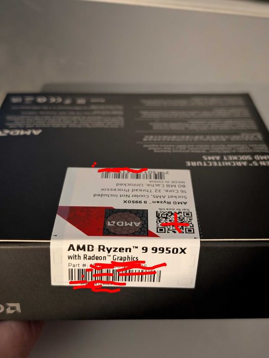 Novo! *Sealed* AMD Ryzen 9 9950X Processor