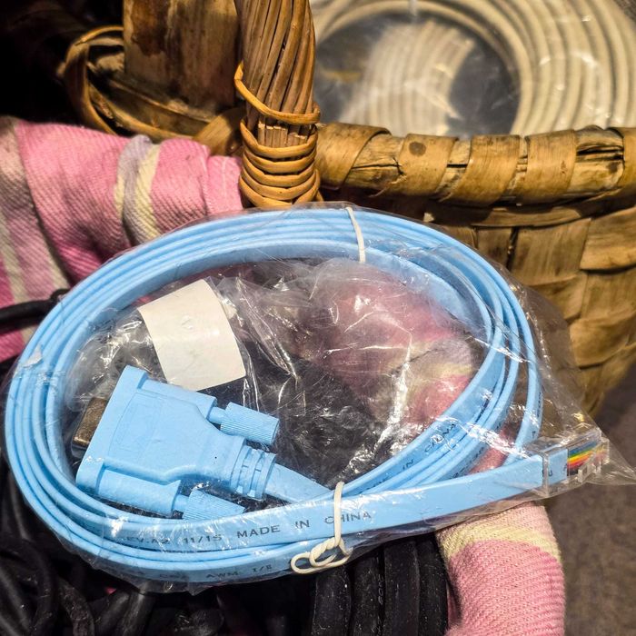 Cabo Cisco Console DB9 para RJ45– Cabo Configuração Routers e Switches