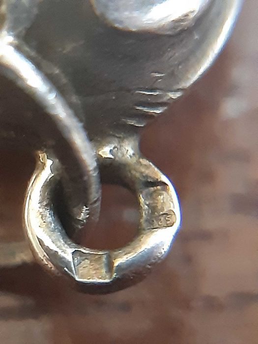 Pendente de prata espelho (Portugal) séc. XX